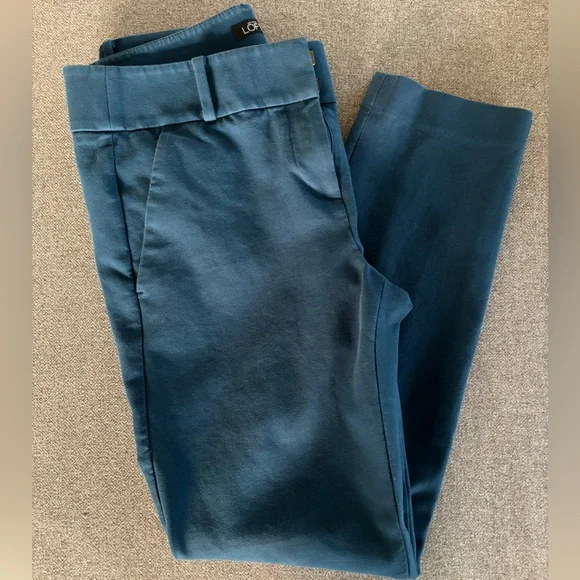 Loft Teal Pants - Picture 1 of 3